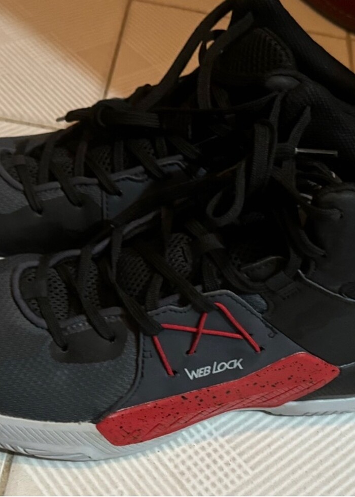 TARMAK Yetişkin Basketbol Ayakkabısı - Siyah / Kırmızı - PROTECT - Görsel 2