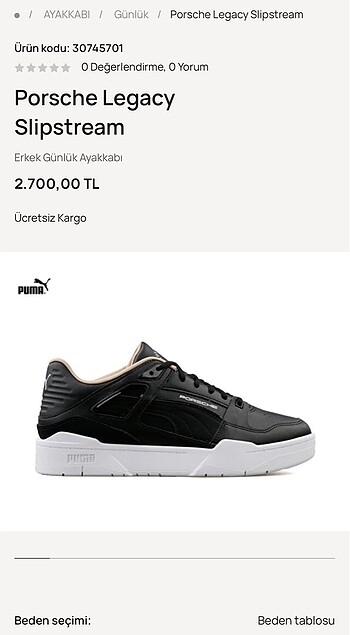 Puma Porsche Legacy Slipstream 43 Numara (Pazarlık Yapılır.) - Görsel 6