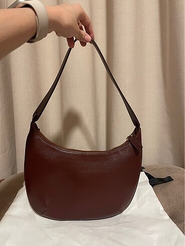  Beden bordo Renk Manu atelier redish brown mini hobo
