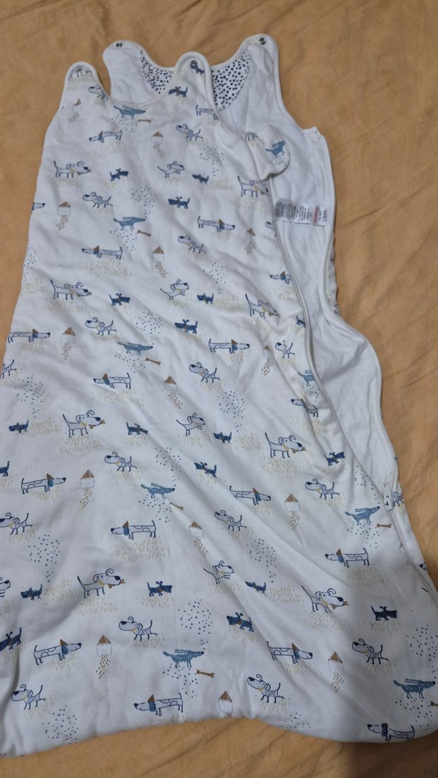 Beyaz Baskılı Erkek Çocuk Fermuarlı Pijama - Görsel 2