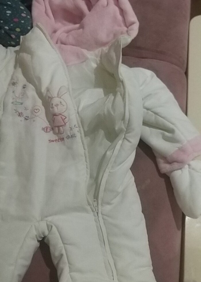 Beyaz cok sevimli tulum - Görsel 2