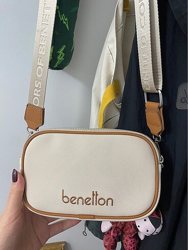orjinal benetton çapraz çanta