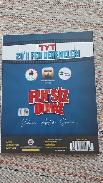 VIP Fizik-Kimya Adası-Fundamentals Biyoloji TYT 20'li Fen Deneme