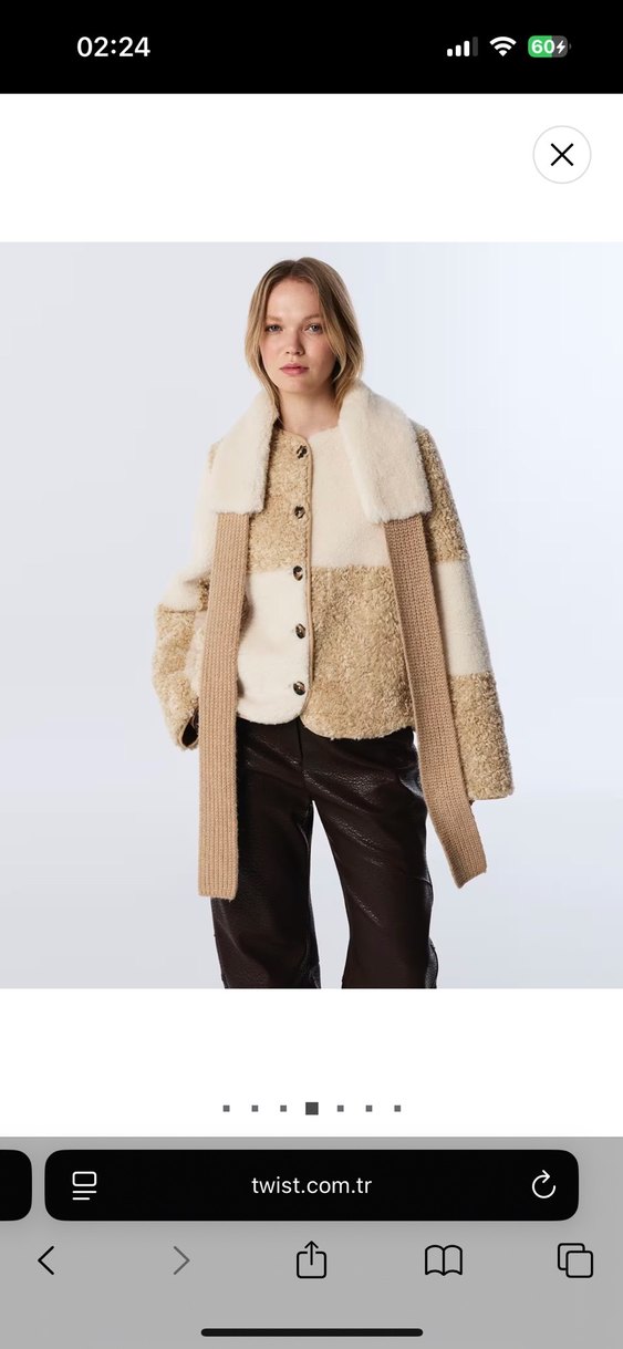 Twist Peluş Ceket - Görsel 5