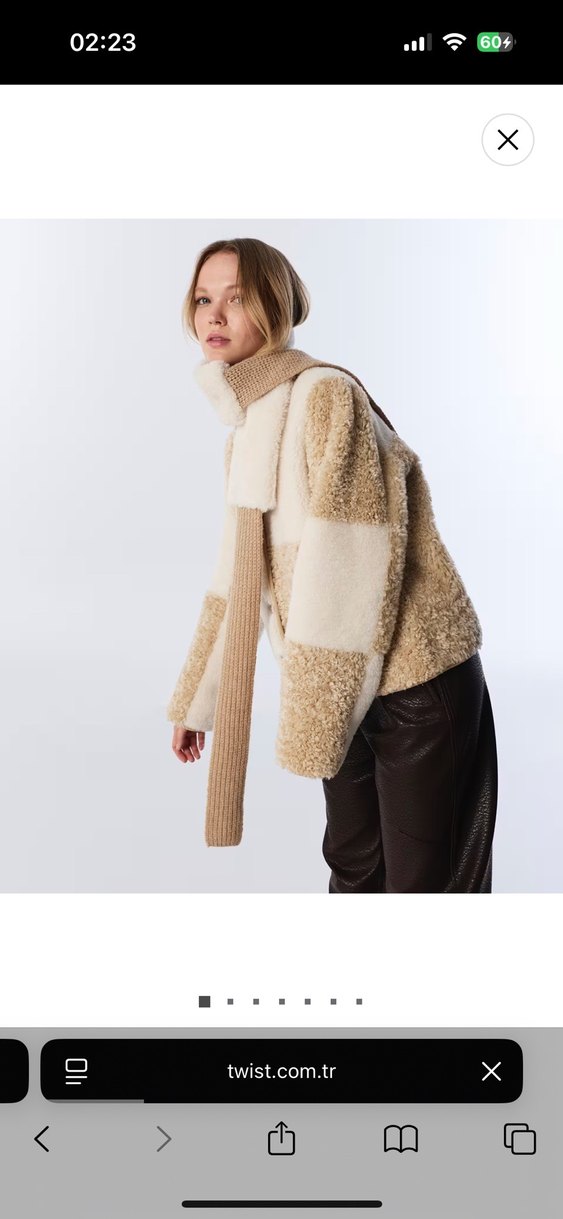 Twist Peluş Ceket - Görsel 4