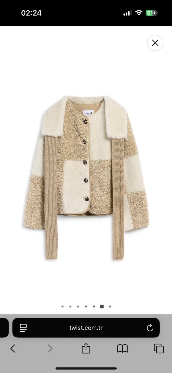 Twist Peluş Ceket - Görsel 2