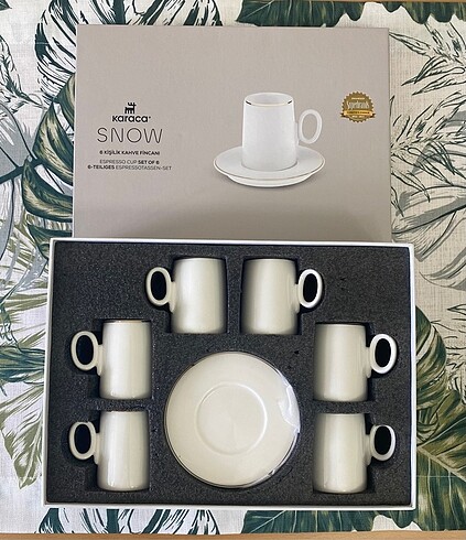 Karaca Snow Kahve Fincan Takımı