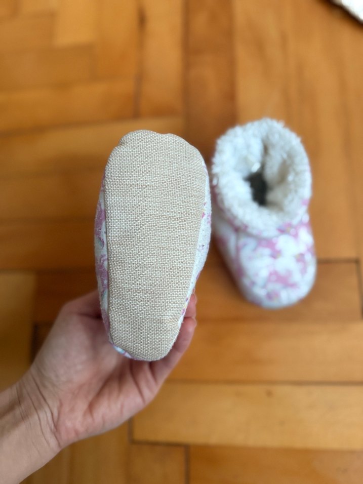 Kız Çocukları İçin Peluş Detaylı Pembe Ev Terliği - Görsel 2