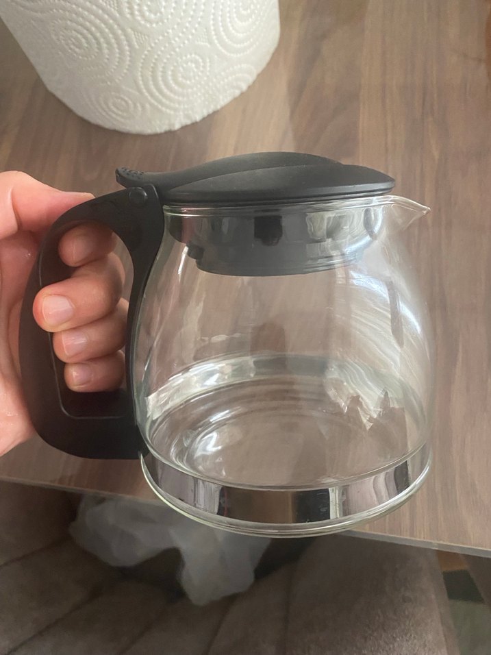 Siyah Kapaklı Cam Demlik - Görsel 2