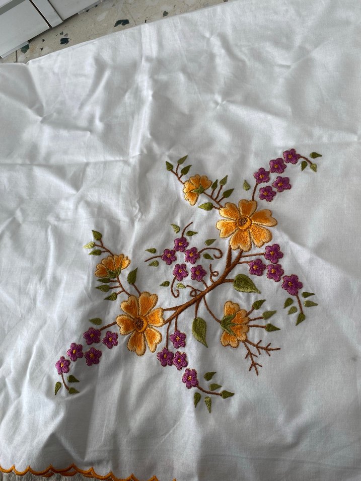 Renkli Nakışlı bohça - Görsel 3