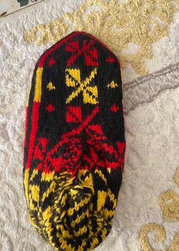 Nakışlı Çok Renkli patikler - Görsel 3