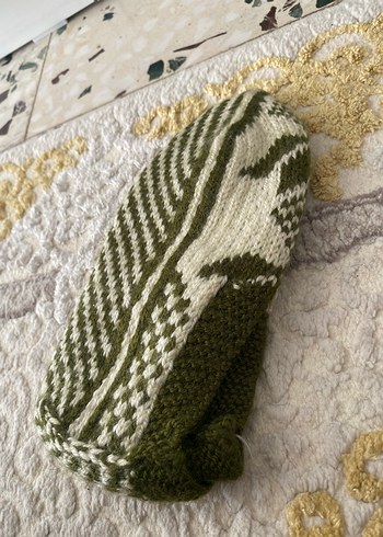 Nakışlı Çok Renkli patikler - Görsel 2