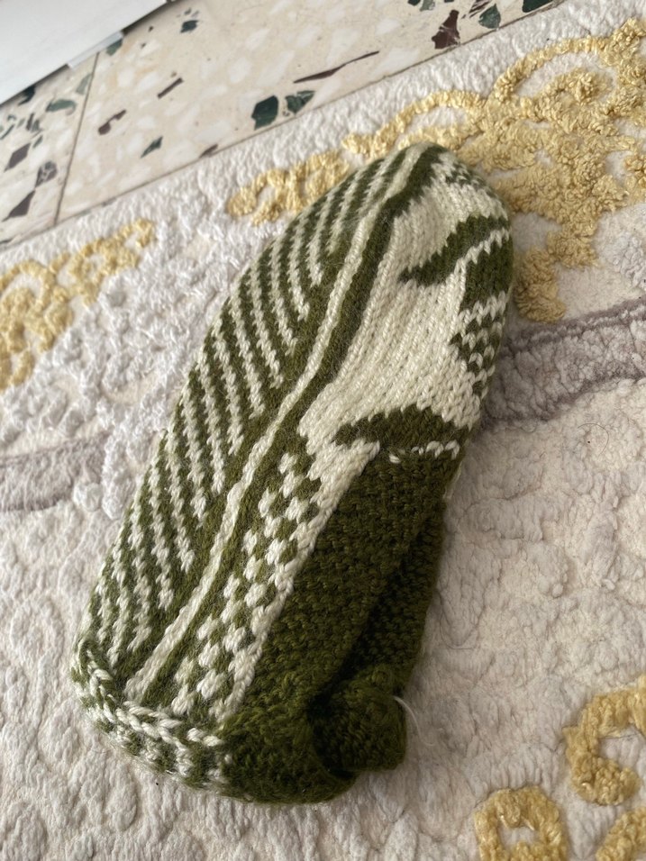 Nakışlı Çok Renkli patikler - Görsel 2