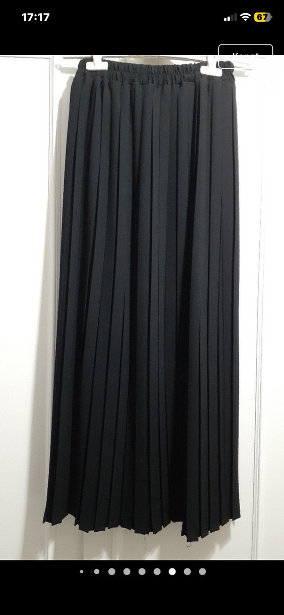 Siyah Piliseli Etekli takım - Görsel 3