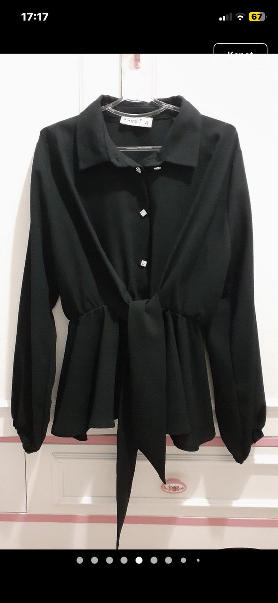 Siyah Piliseli Etekli takım - Görsel 2