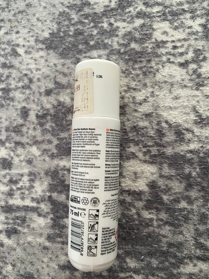 Flo Beyaz Spor Ayakkabı Boyası 75ml - Görsel 3