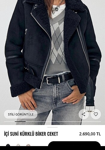 STRADIVARIUS KÜRKLÜ CEKET