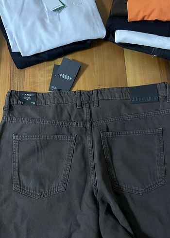 xxl Beden kahverengi Renk Mango kot pantolon