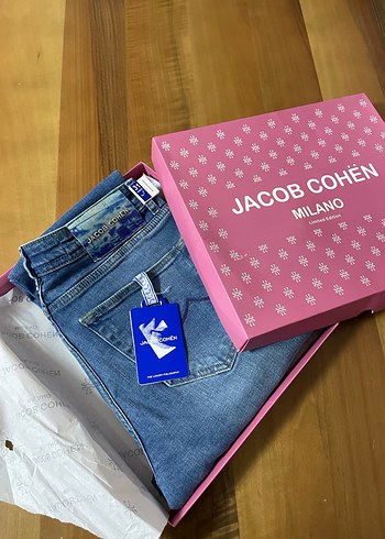 Jacob Cohen Mavi Erkek Denim Pantolon