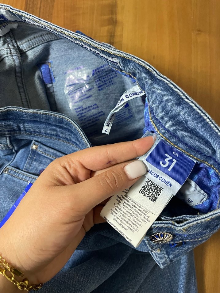 Jacob Cohen Mavi ERKEK  Denim Pantolon — görsel 6/7