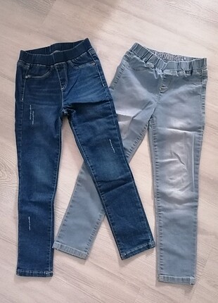 2 adet kot pantolon 