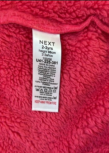 Kız Çocuk Kapüşonlu Fermuarlı Renkli Mont - Görsel 3