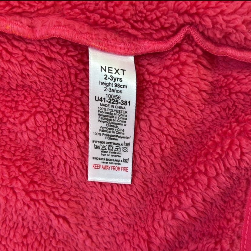 Kız Çocuk Kapüşonlu Fermuarlı Renkli Mont - Görsel 3