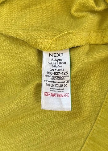 Sarı Uzun Düğmeli Kadın Keten Kaban - Görsel 4