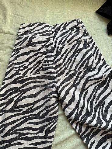 Addax Zebra desen pantolon