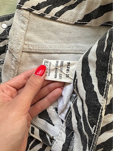 xs Beden çeşitli Renk Zebra desen pantolon