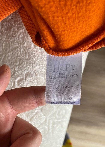 Turuncu Baskılı Erkek Çocuk Sweatshirt - Görsel 3