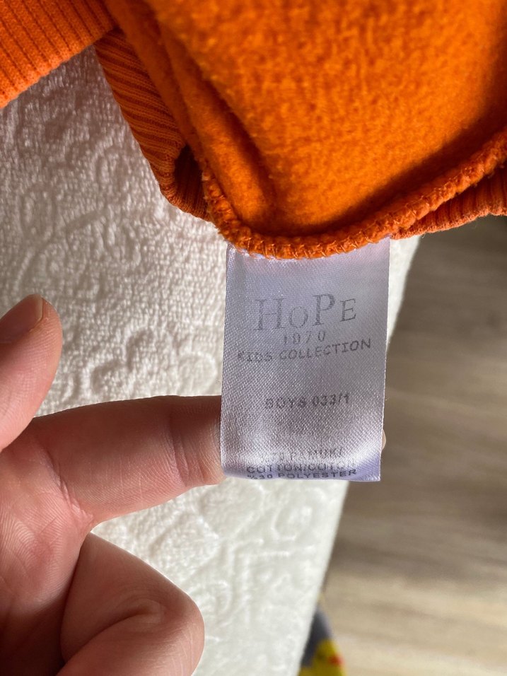 Turuncu Baskılı Erkek Çocuk Sweatshirt - Görsel 3