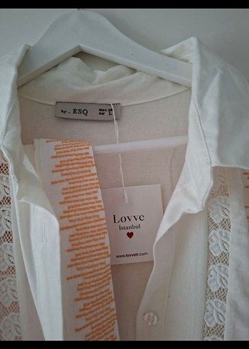 Düğmeli Uzun Kollu Beyaz Nakışlı Bohem Elbise - Görsel 2