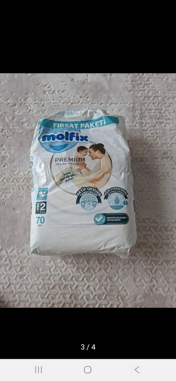 Molfix Premium1 Avantaj Paketi Bebek Bezi 72'li Molfix premium 2 - Görsel 3