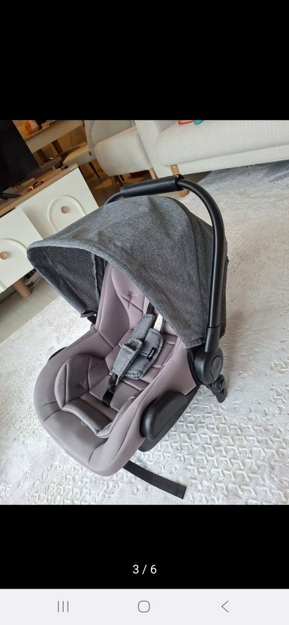Gri Bebek Oto Koltuğu-Puset Prava marka - Görsel 2