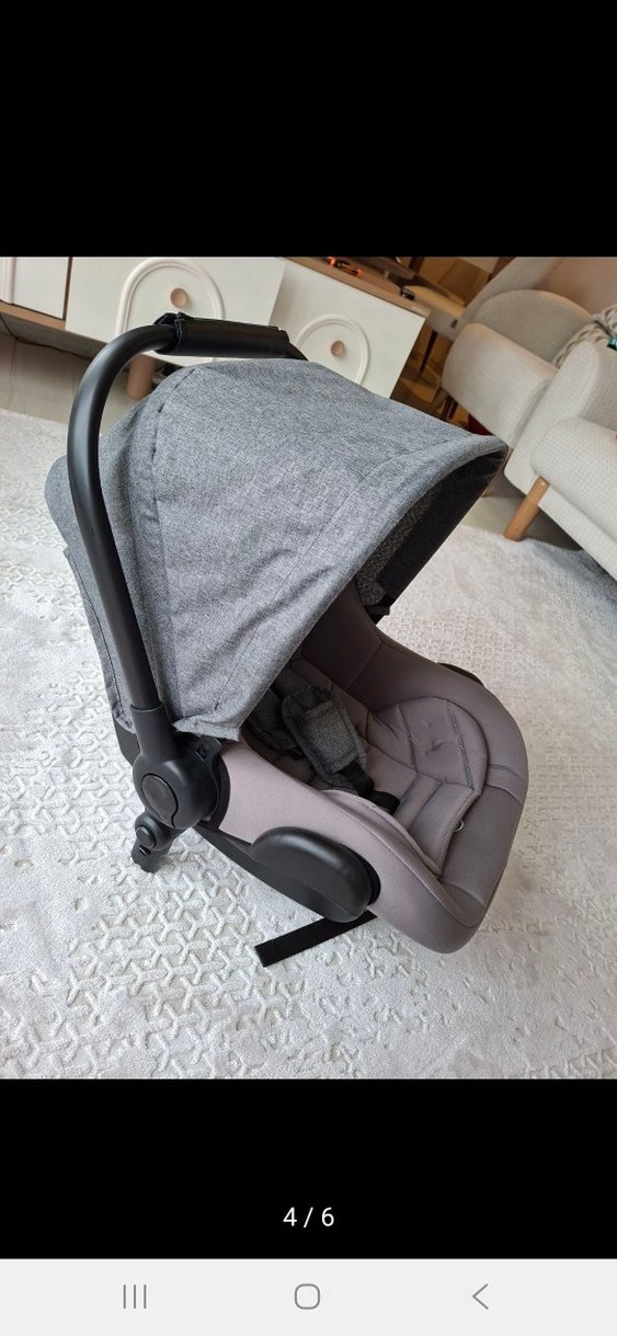 Gri Bebek Oto Koltuğu-Puset Prava marka - Görsel 3