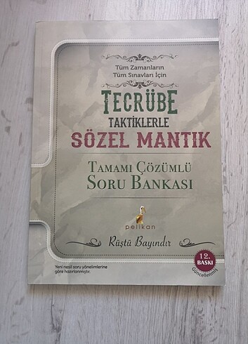Tecrübe ve Taktiklerle Sözel Mantık