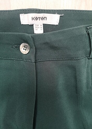 38 Beden Zümrüt Yeşili Pantolon