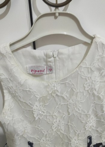 Kız Çocuk Kolsuz Puantiyeli Elbise - Görsel 2