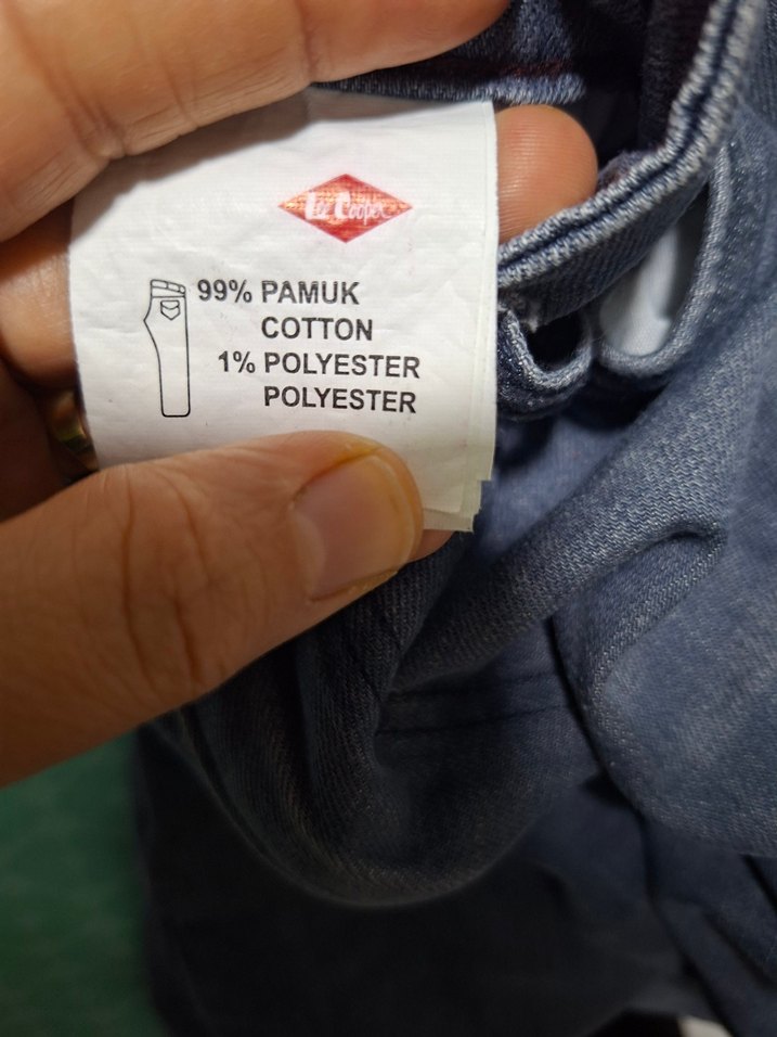 Düğmeli Gri  eekek Pantolon - Görsel 4