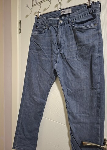 Gri Erkek Regular Fit Denim Pantolon - Görsel 3