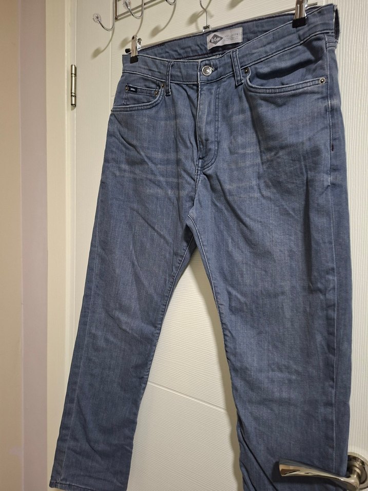 Gri Erkek Regular Fit Denim Pantolon - Görsel 3