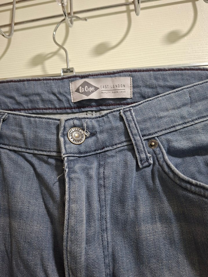 Gri Erkek Regular Fit Denim Pantolon - Görsel 2