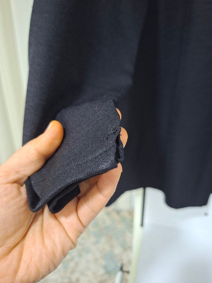 Kadın Siyah Uzun Kollu  Sweatshirt - Görsel 2