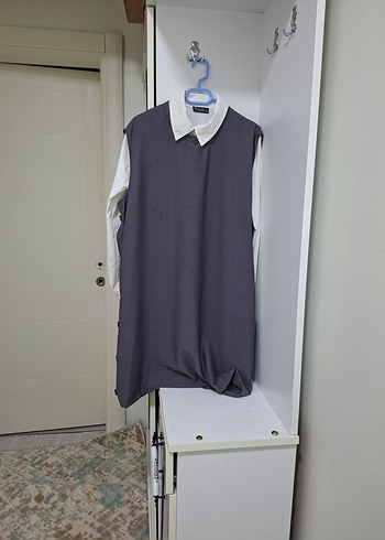 Gri Kolsuz  Tunik - Görsel 3