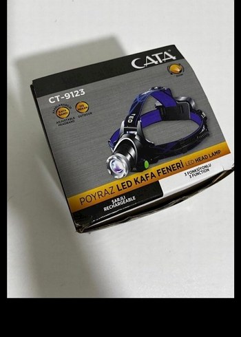 Poyraz LED Kafa Feneri CT-9123 Gri - Görsel 2