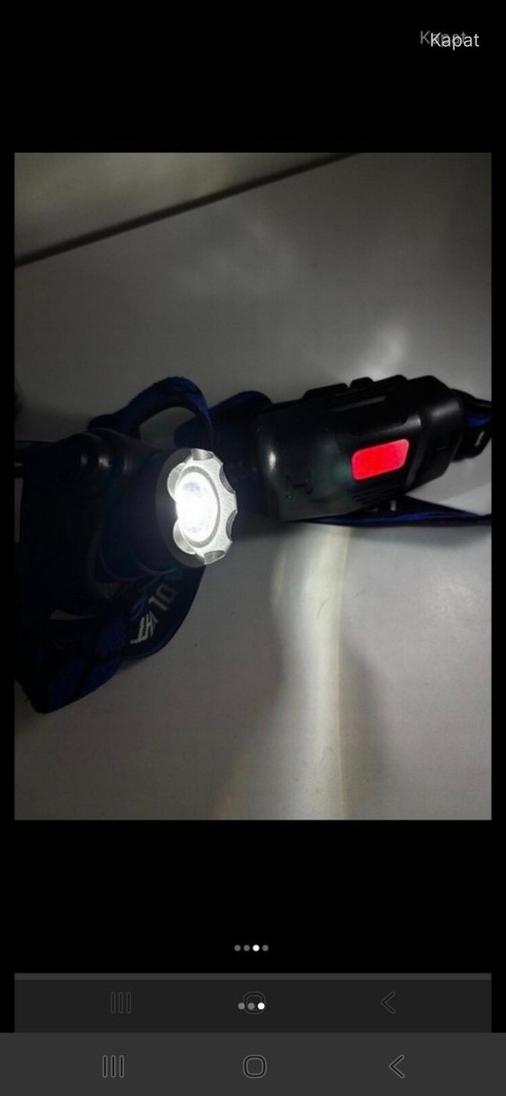 Poyraz LED Kafa Feneri CT-9123 Gri - Görsel 3