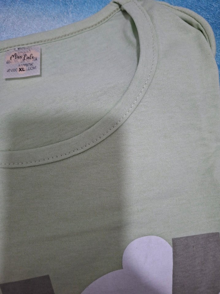 Yeşil Ayıcık Baskılı Kısa Kollu Kadın Pijama Takımı - Görsel 4