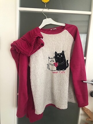 Peluş pijama takımı