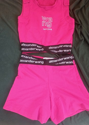 Alexander Wang Pembe Mini Spor Tulum